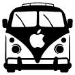 Apple Bus sticker - ambiance-sticker.com